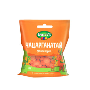 Seabuckthorn Dragee with Raisin