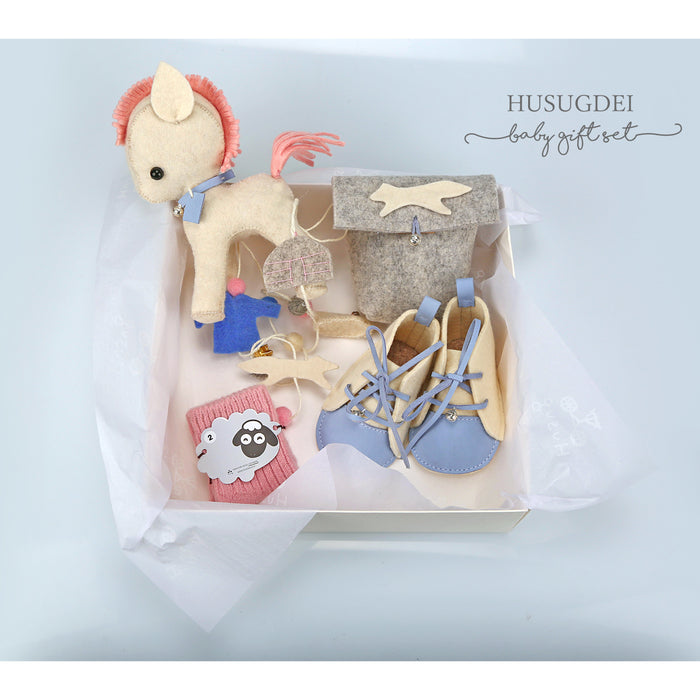 Woven Gifts Box Set for Newborn Girl & Boy "Husugdei" Collection