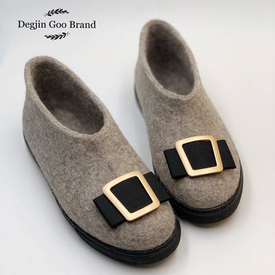 Degjin Goo Brand 100% Wool Felt Shoes